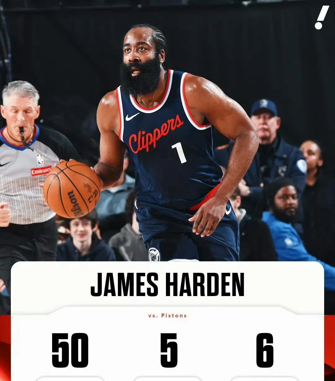 火箭战胜活塞,哈登再次砍下50分 火箭战胜活塞,哈登再次砍下50分